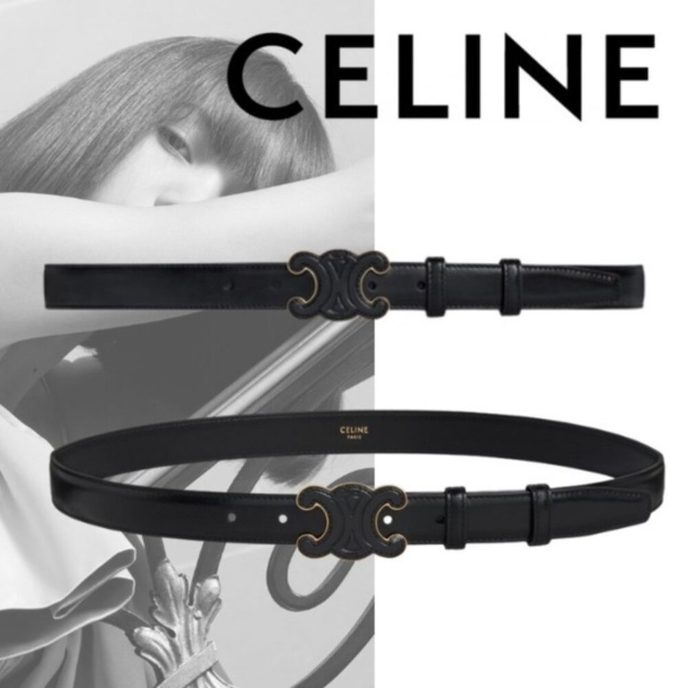 CELINE MEDIUM CUIR TRIOMPHE BELT